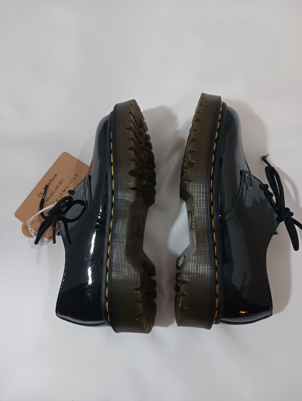 Dr. Martens 1461 Bex Platform Patent Leather Oxfirds Men's 5 - Picture 6 of 14